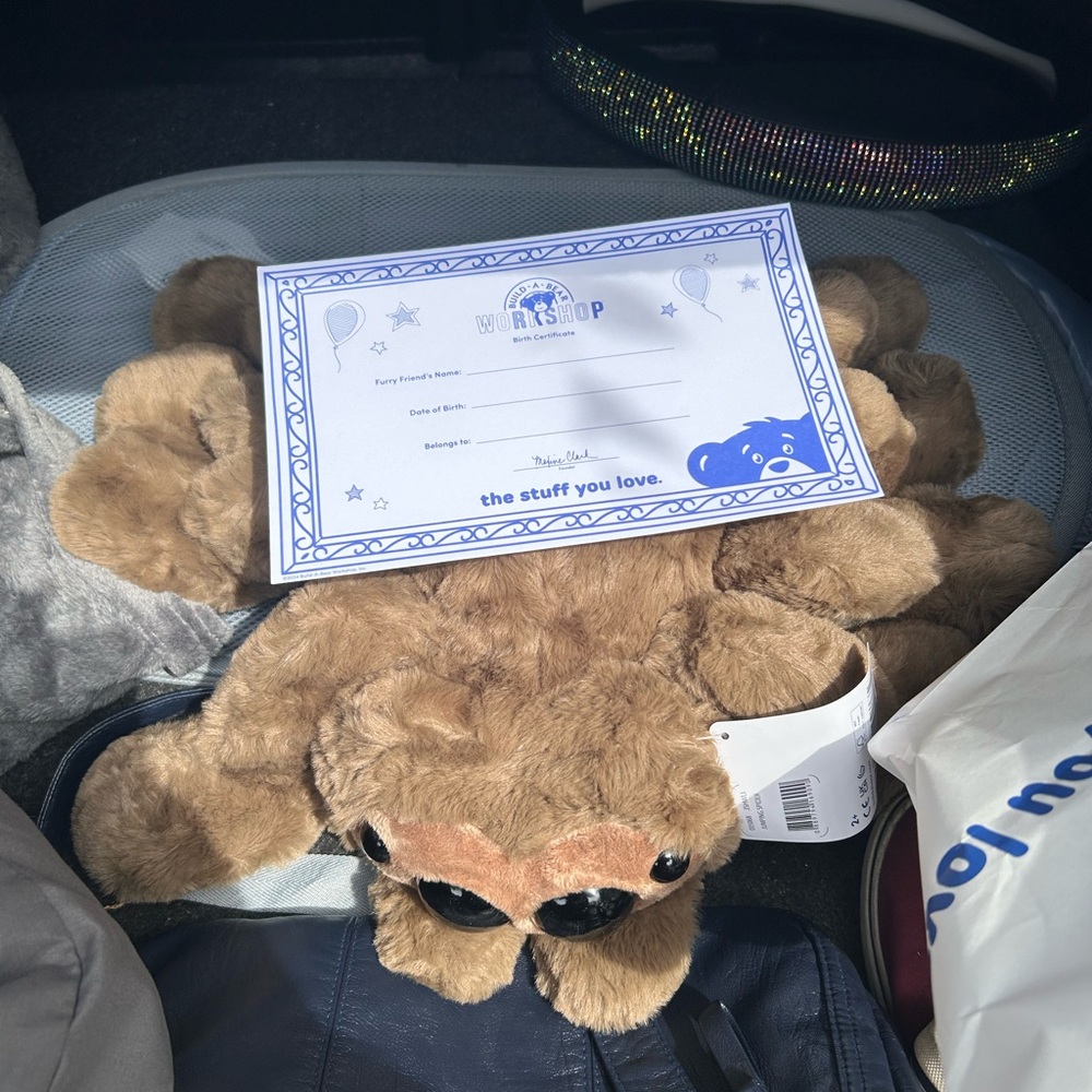 Build-A-Bear Brown Spider NWT